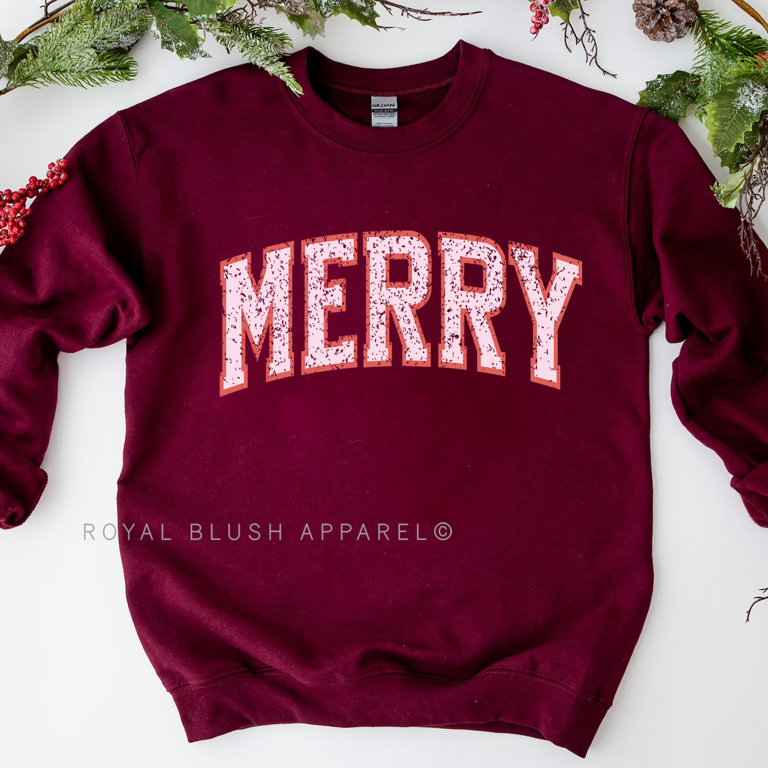 Pink MERRY Sweatshirt