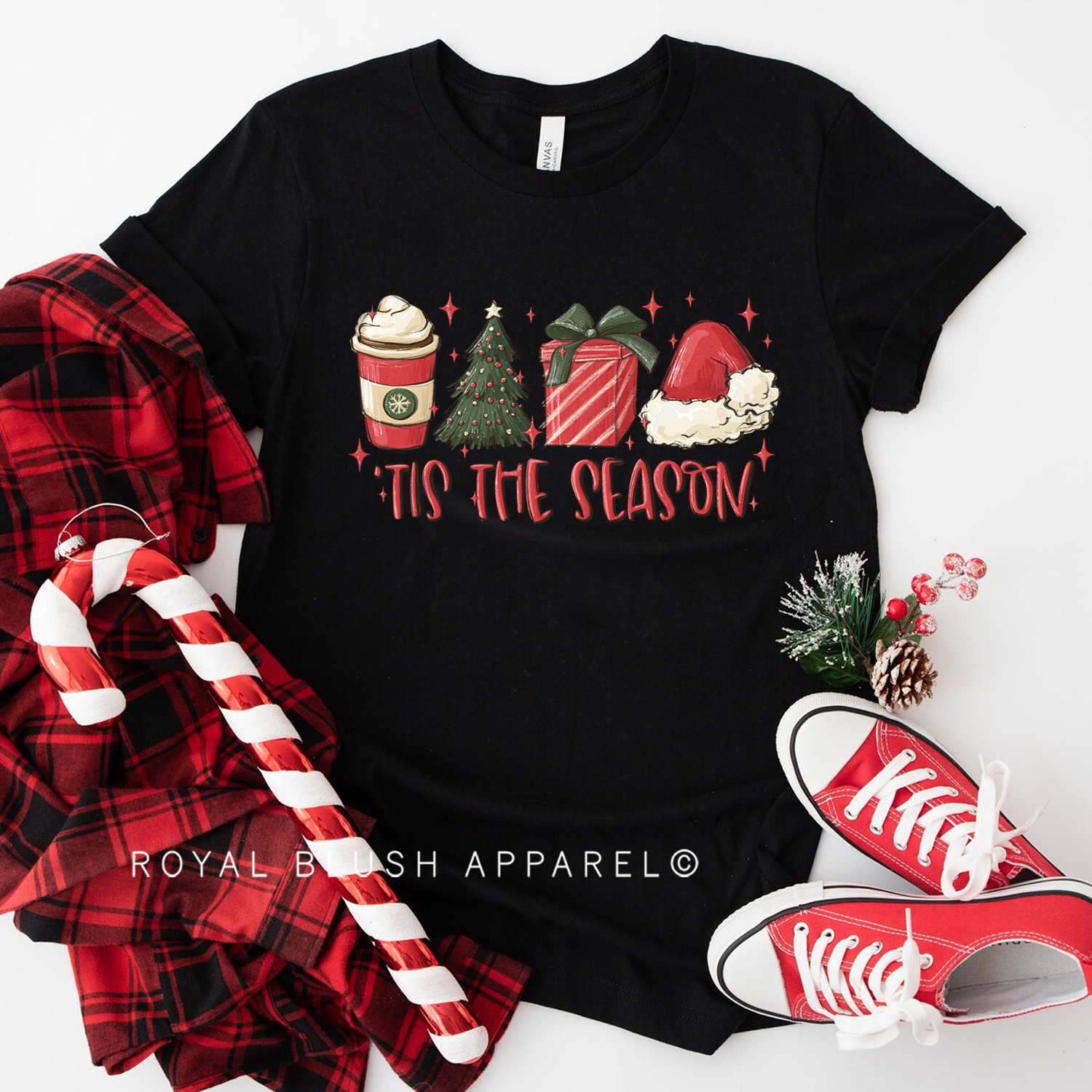 Present Tis The Season Relaxed Unisex T-shirt