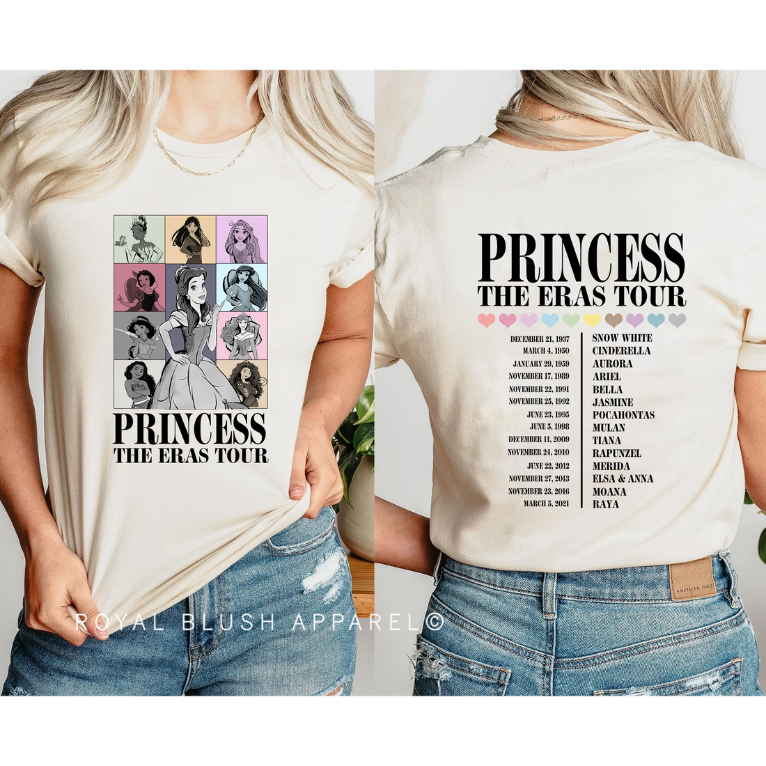 Princess The Eras Tour Relaxed Unisex T-shirt