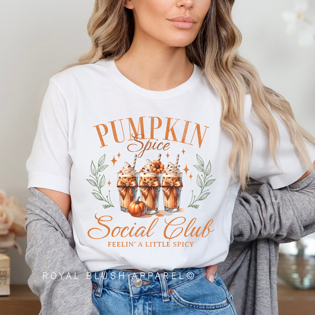 Pumpkin Spice Social Club Relaxed Unisex T-shirt