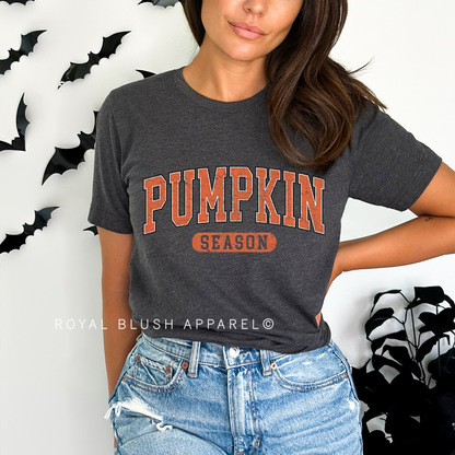 Orange PUMPKIN SEASON T-shirt unisexe décontracté