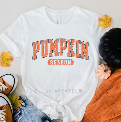 Orange PUMPKIN SEASON T-shirt unisexe décontracté