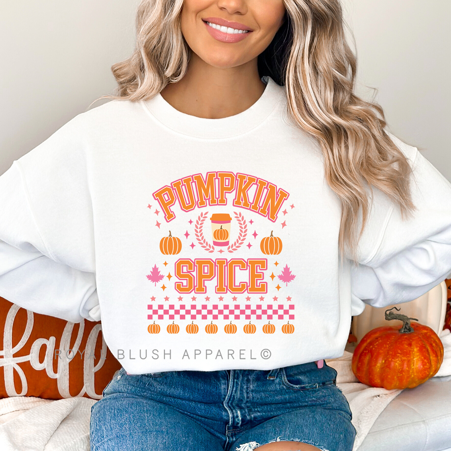 Sweat-shirt University Pumpkin Spice