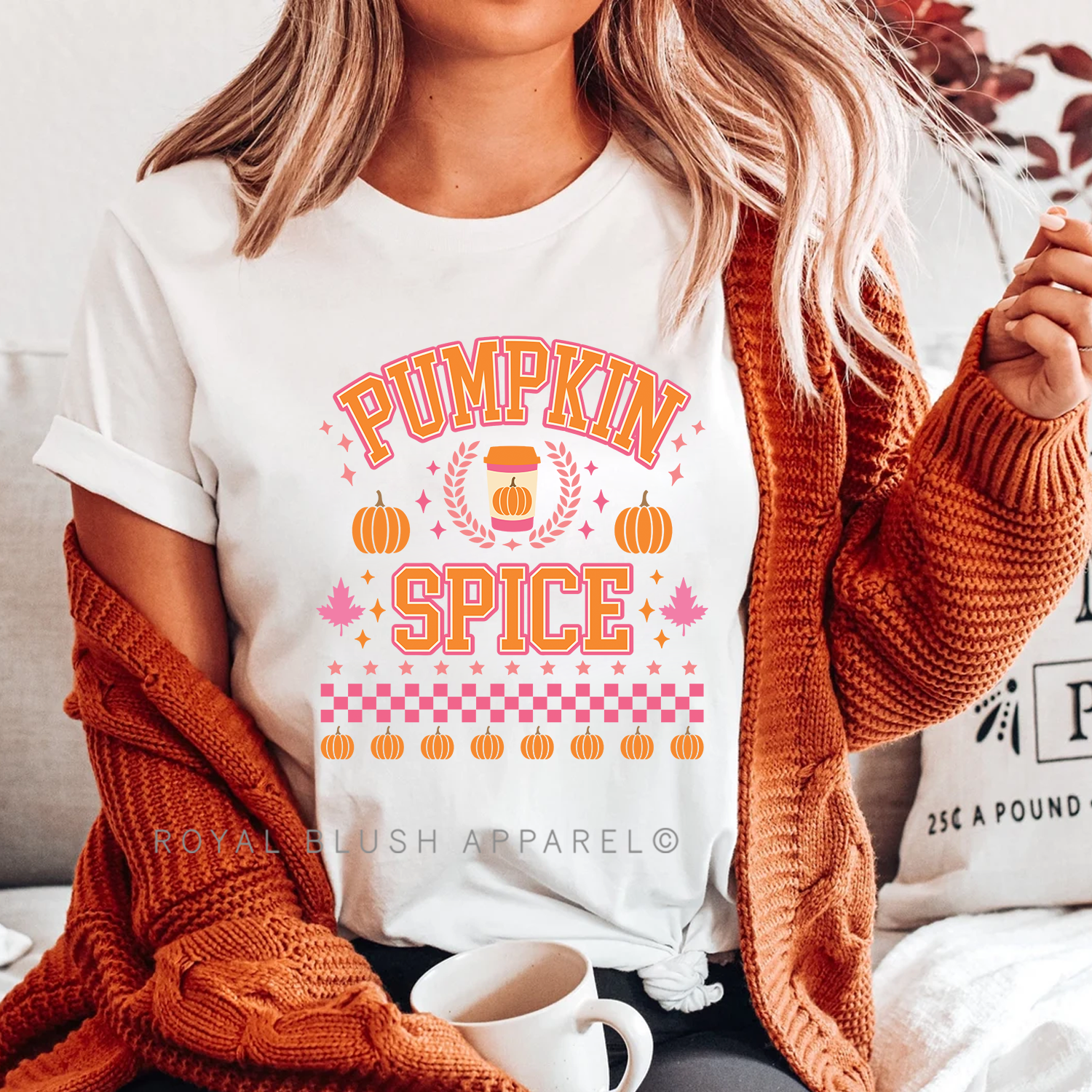 University Pumpkin Spice Relaxed Unisex T-shirt