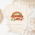 Rainbow Teacher Life teacher T-shirt