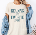Reading Is My Favorite Sport bookish T-shirt
