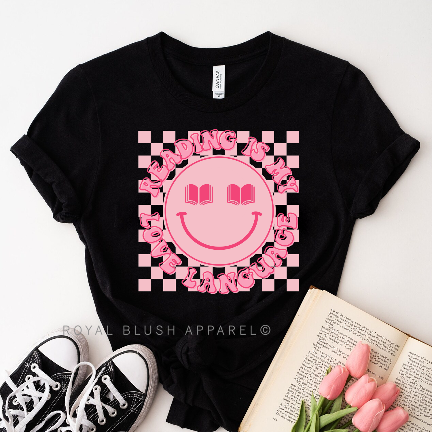 Reading Is My Love Language Relaxed Unisex T-shirt