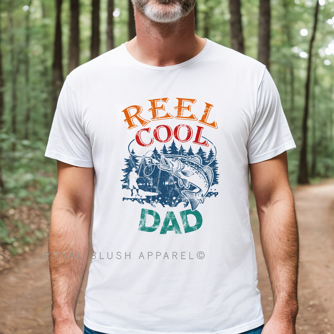 Reel Cool Dad T-shirt unisexe décontracté