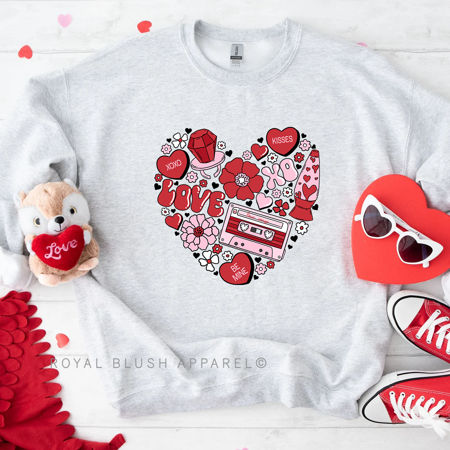 Ring Pop Heart Sweatshirt