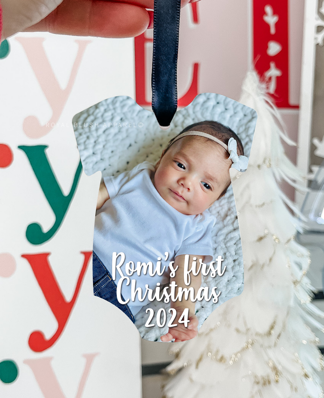 Custom Onesie Photo Ornament