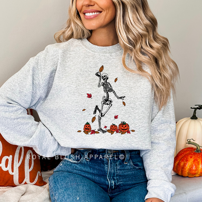 Skeleton Pumpkin Sweatshirt