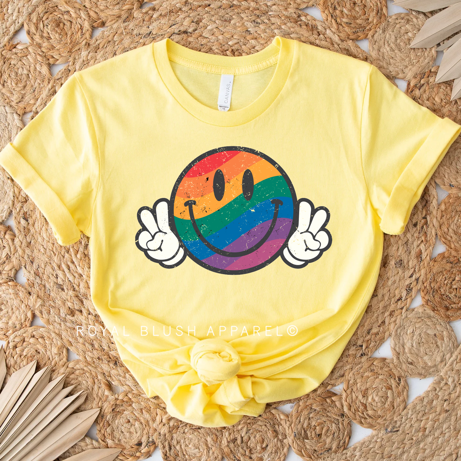 Pride Smiley Relaxed Unisex T-shirt