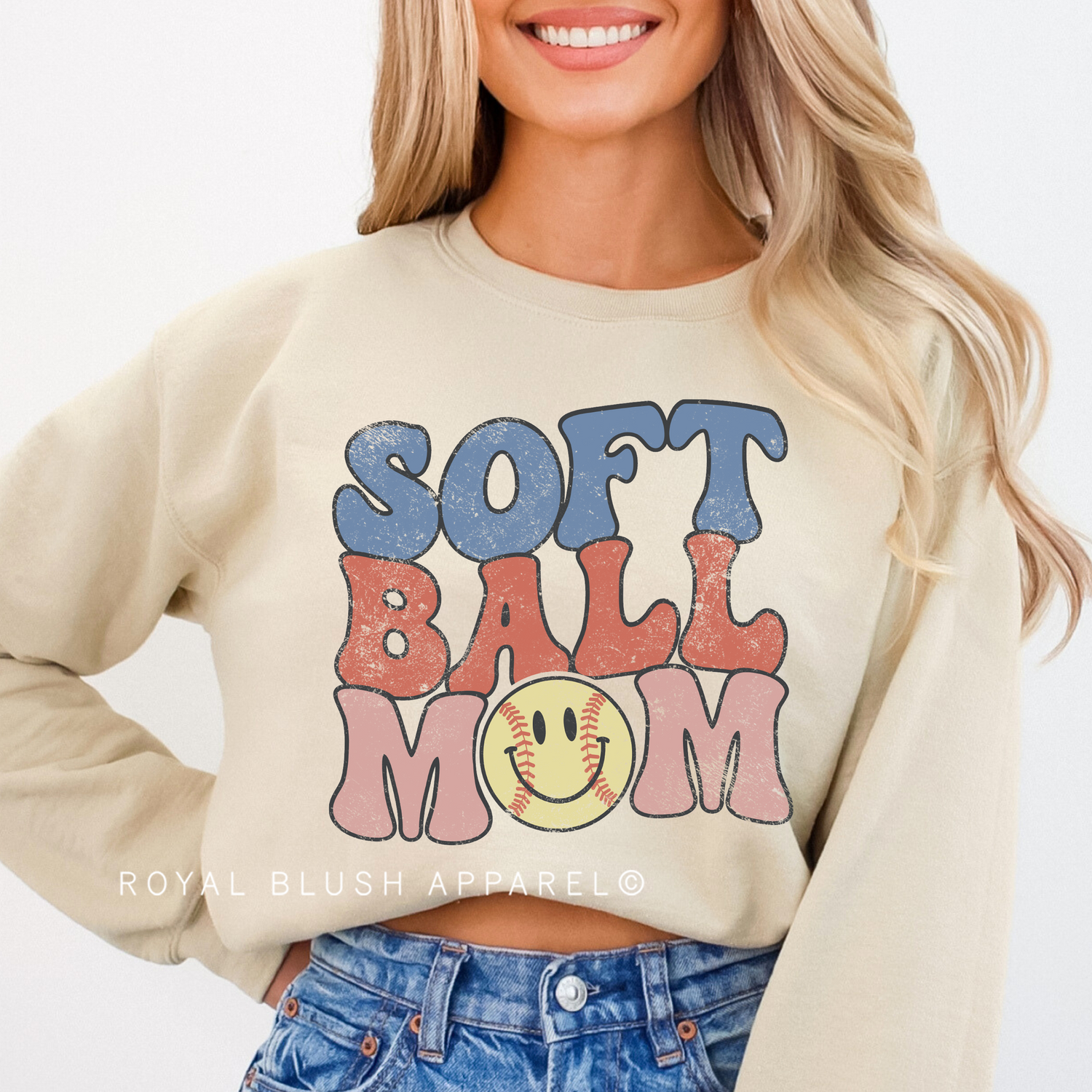 Sweat-shirt Softball Maman