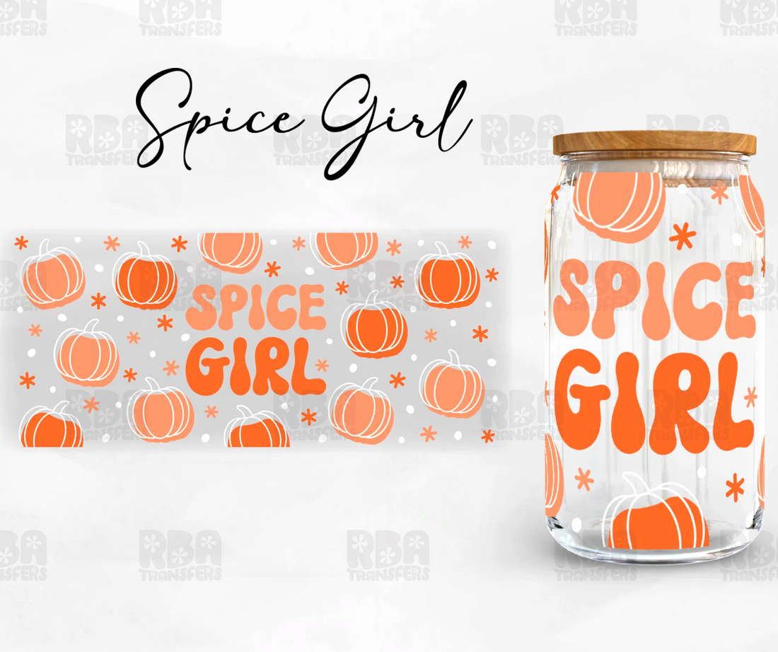 Spice Girl Iced Coffee Glass
