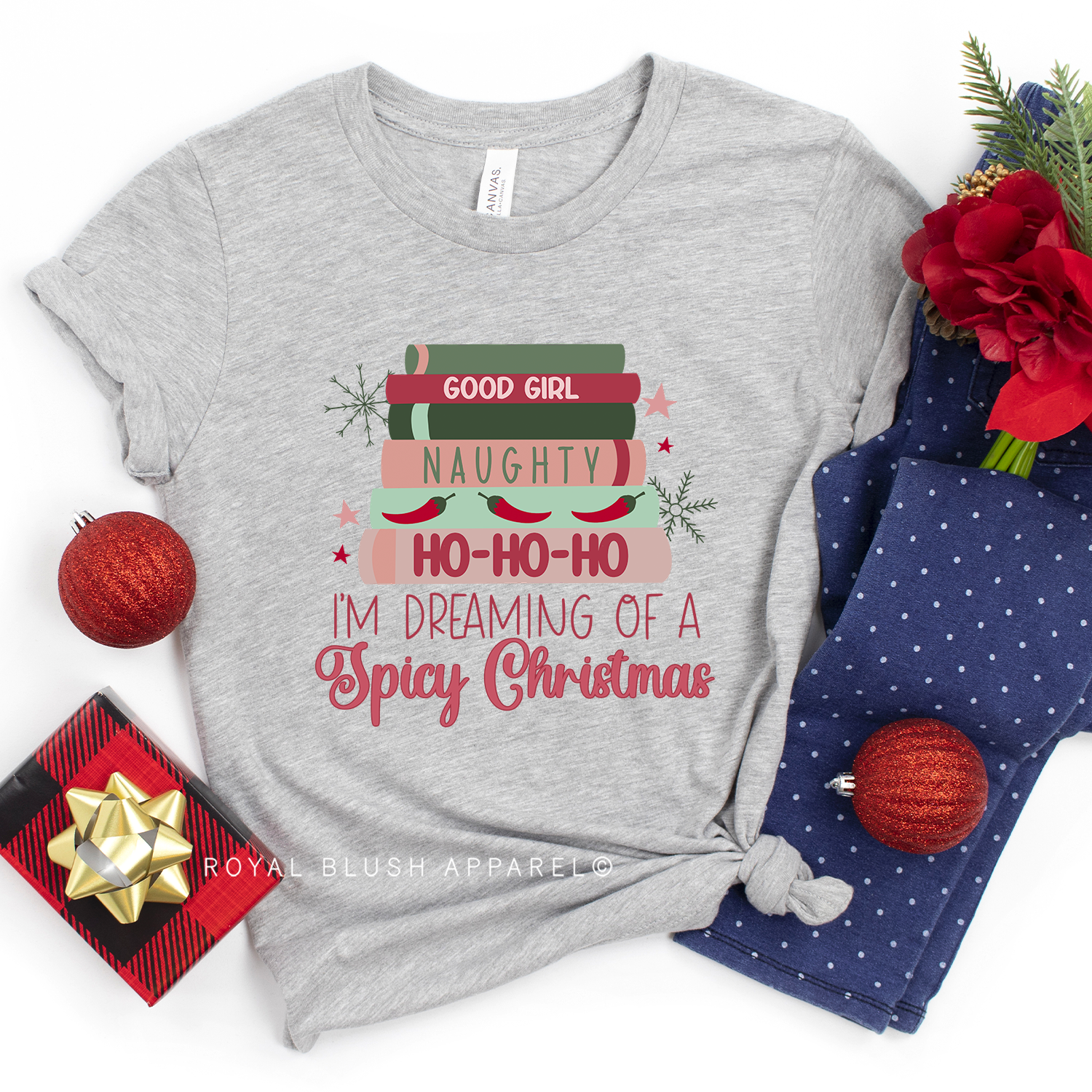 Spicy Christmas Relaxed Unisex T-shirt