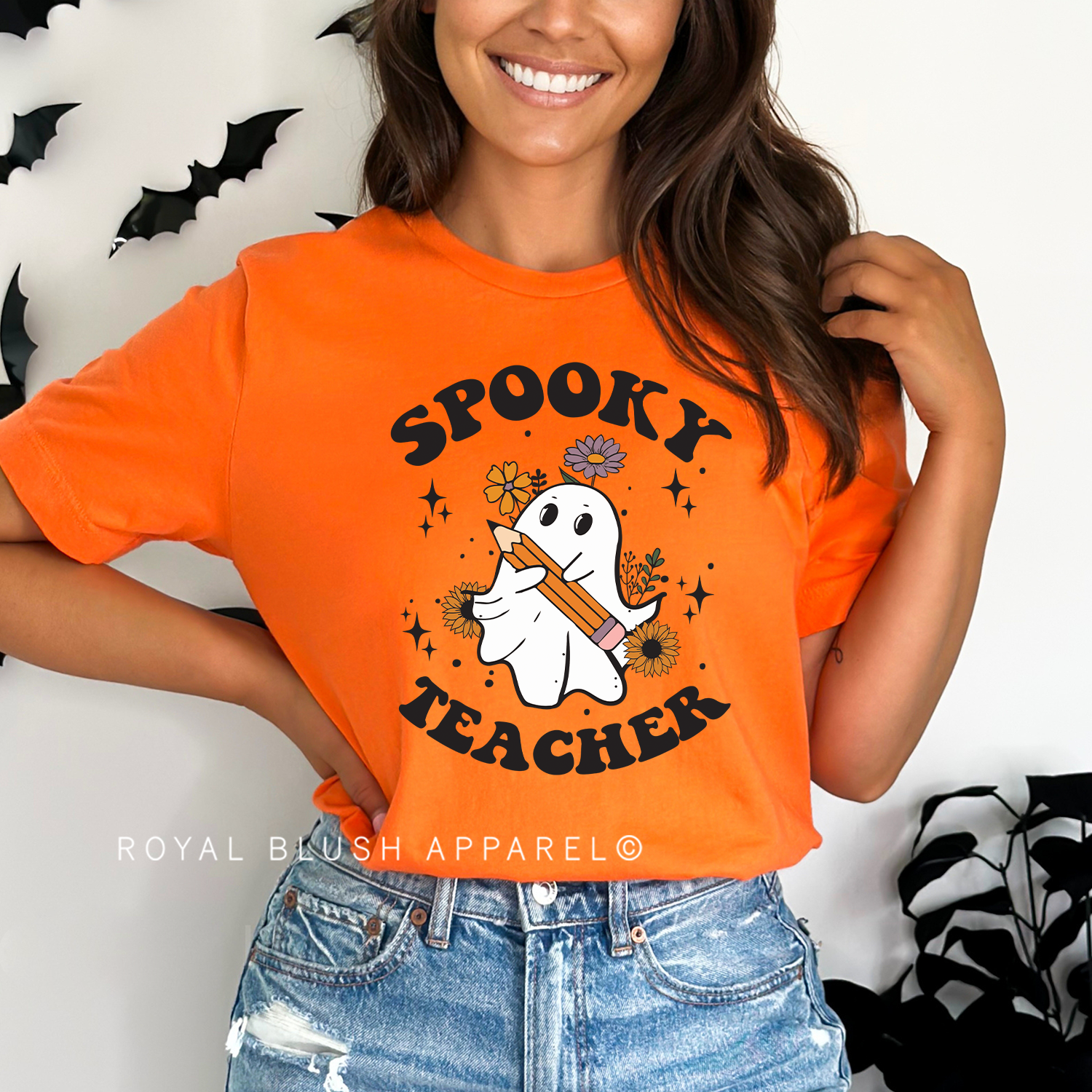 Spooky Teacher Relaxed Unisex T-shirt