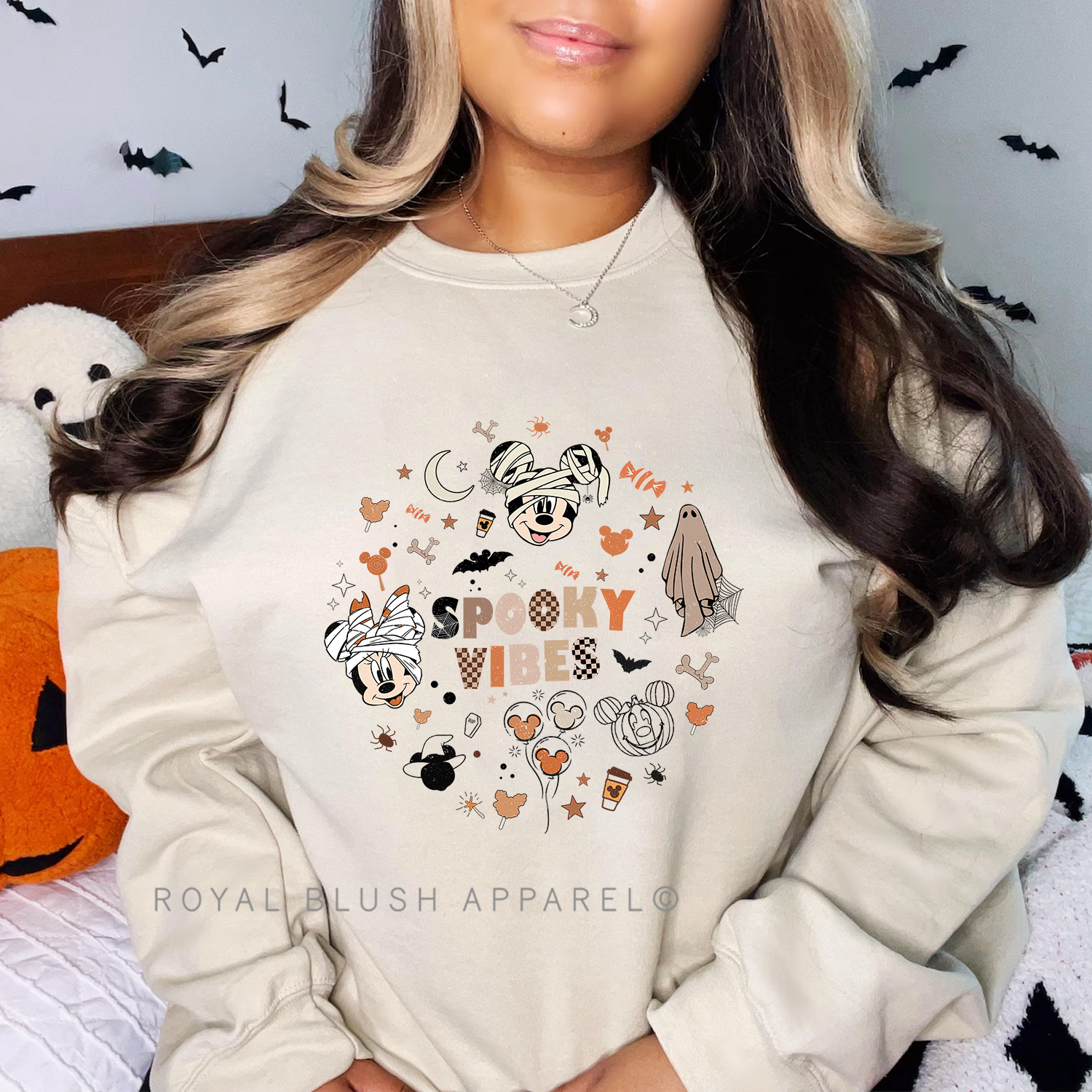 Mouse Spooky Vibes Sweatshirt