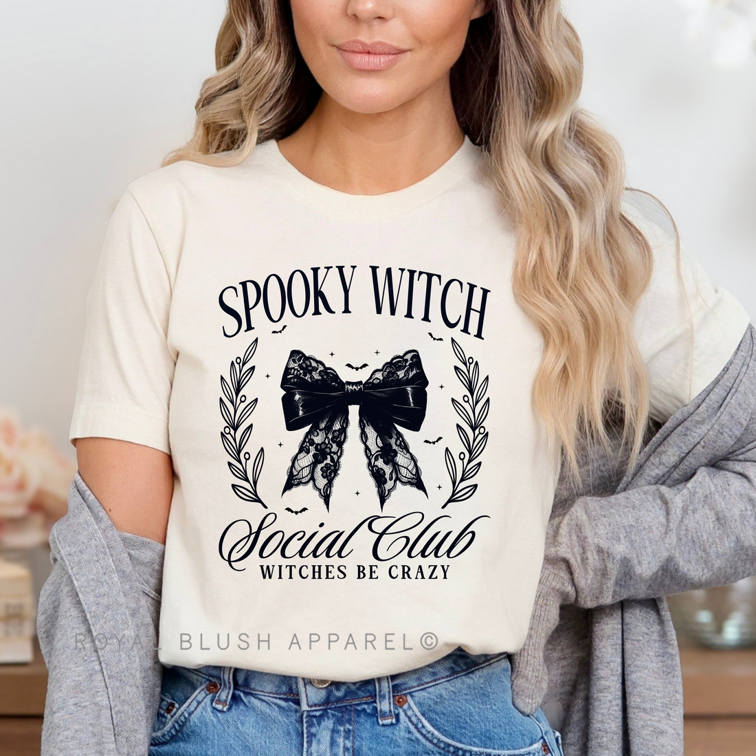 Spooky Witch Social Club Relaxed Unisex T-shirt