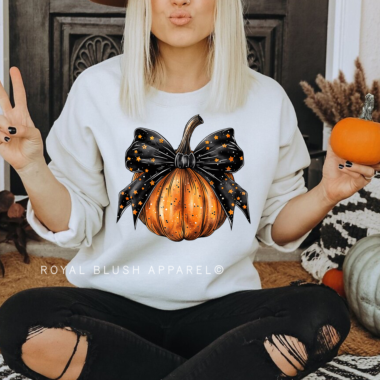 Star Pumpkin Sweatshirt