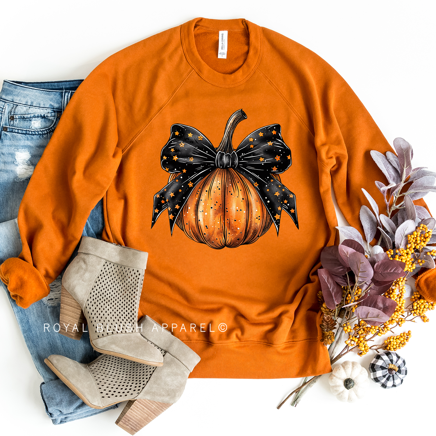 Star Pumpkin Babe Crewneck