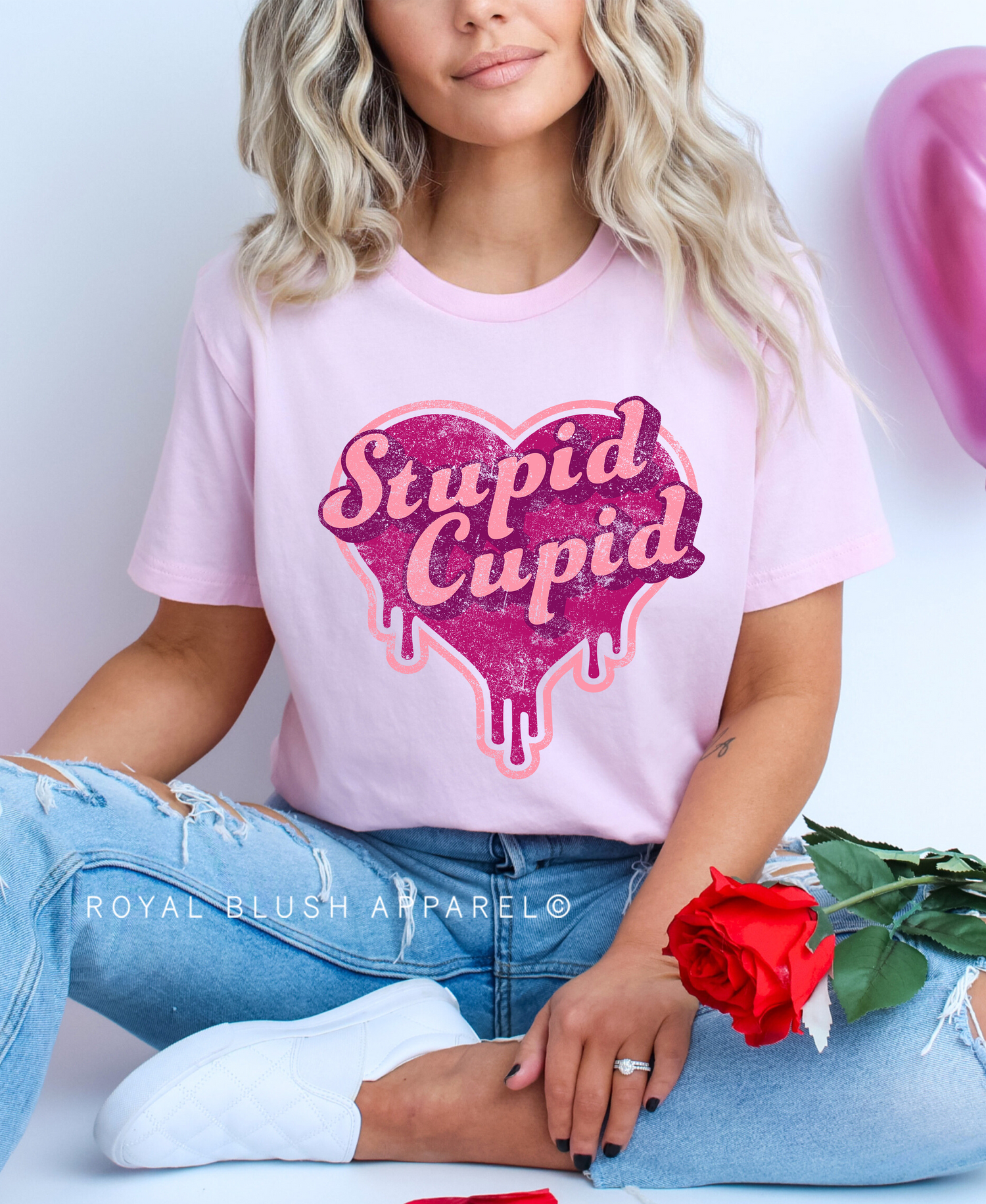 Stupid Cupid Relaxed Unisex T-shirt