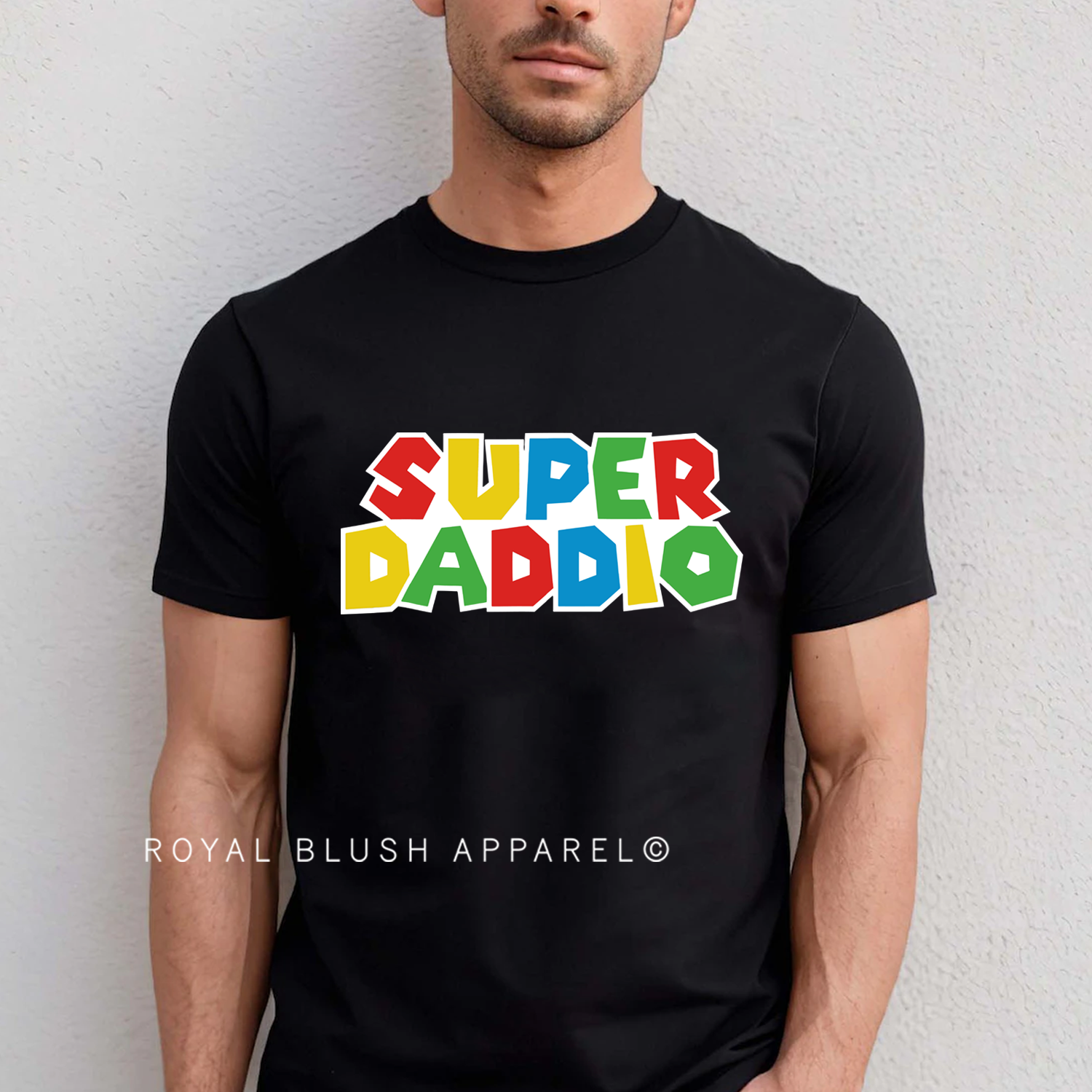 T-shirt unisexe décontracté Super Daddio