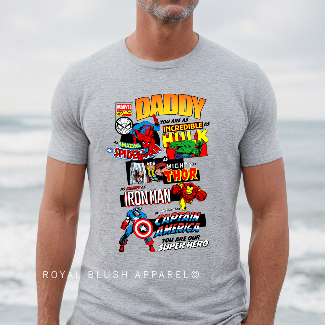 Superhero Daddy Relaxed Unisex T-shirt