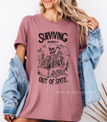 Surviving Purely Out Of Spite graphic T-shirt