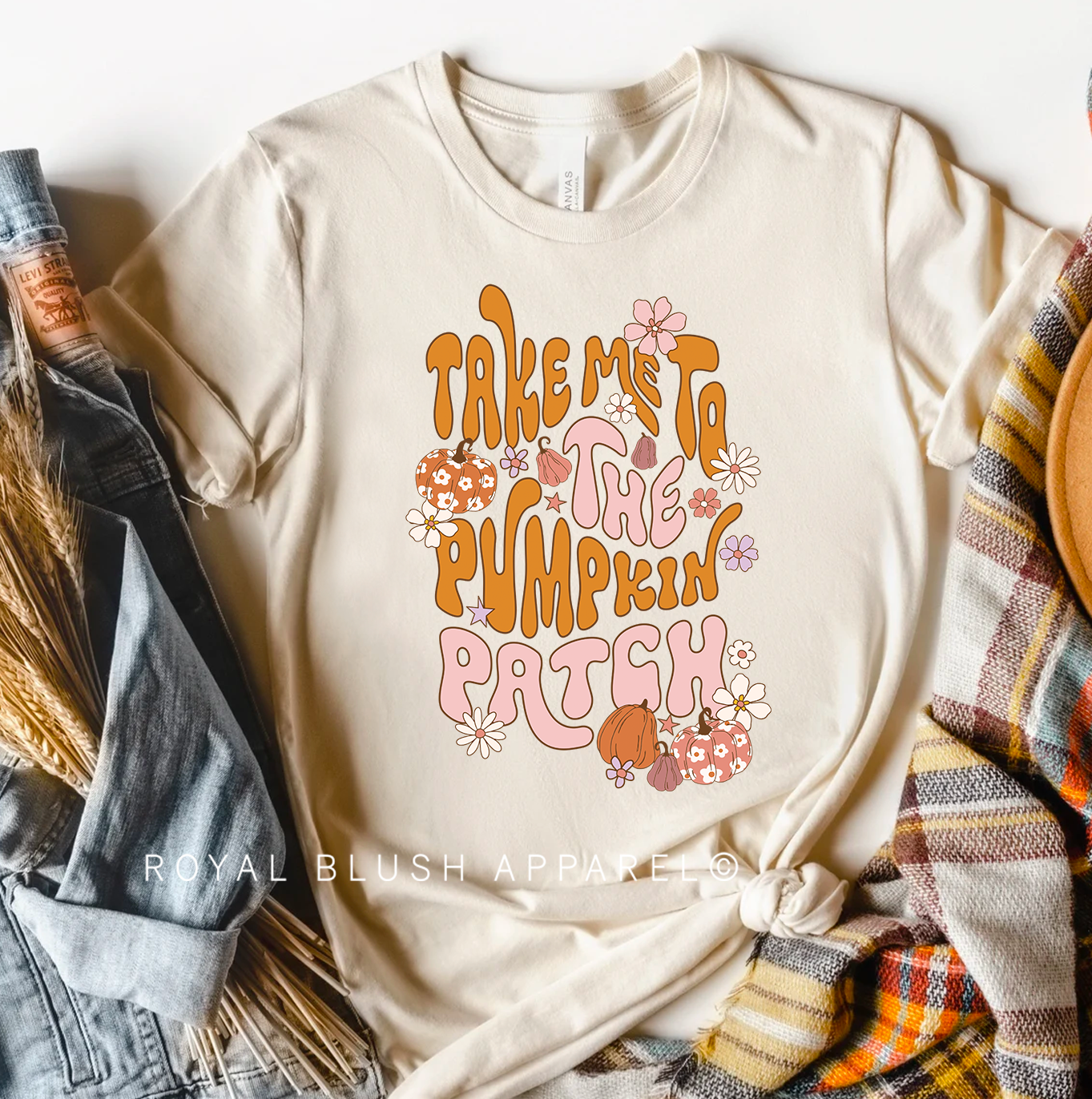 Take Me To The Pumpkin Patch Relaxed Unisex T-shirt