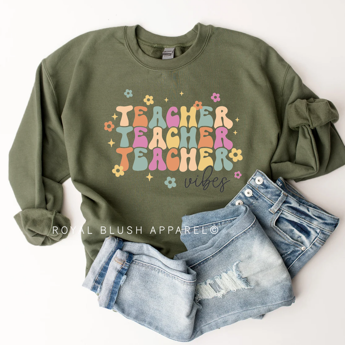 Teacher Vibes Sweatshirt