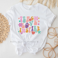 Retro Teach Love Inspire graphic T-shirt