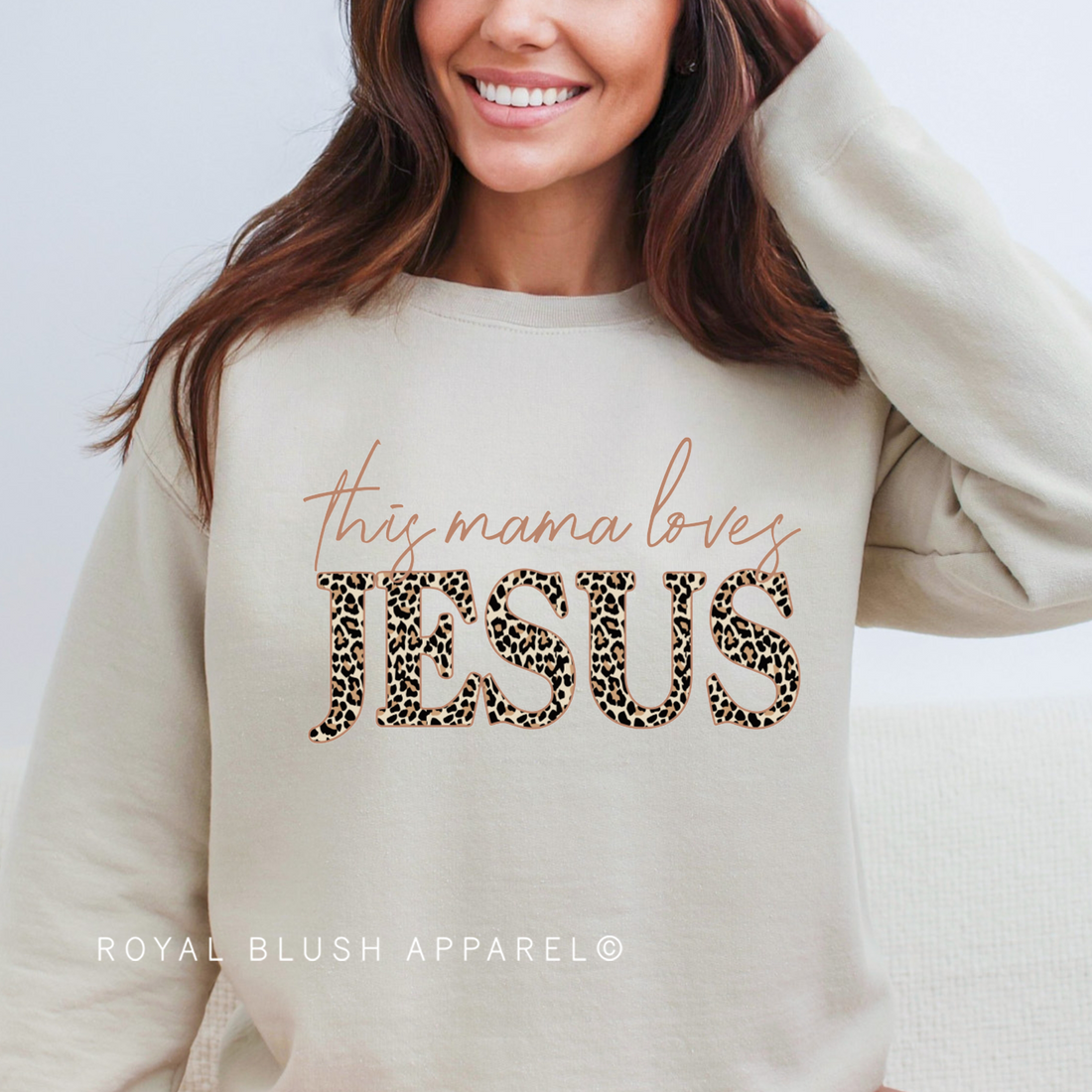 This Mama Loves Jesus Sweatshirt