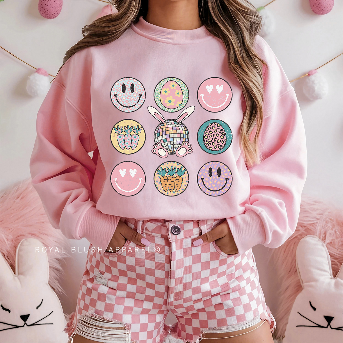 Easter Tic Tac Toe Sweatshirt