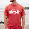 Under New Management graphic T-shirt