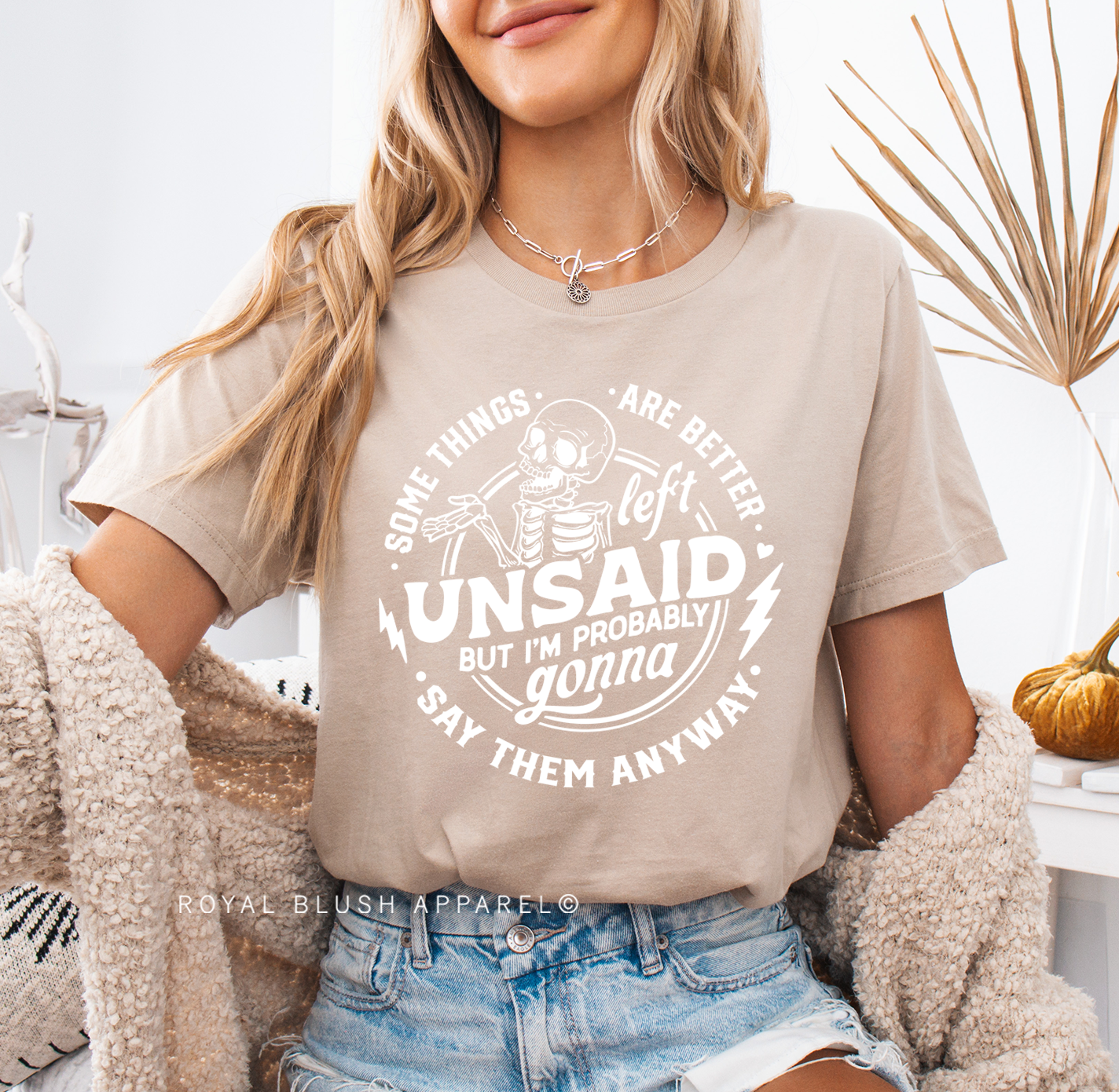 Some Things Are Better Left Unsaid Relaxed Unisex T-shirt