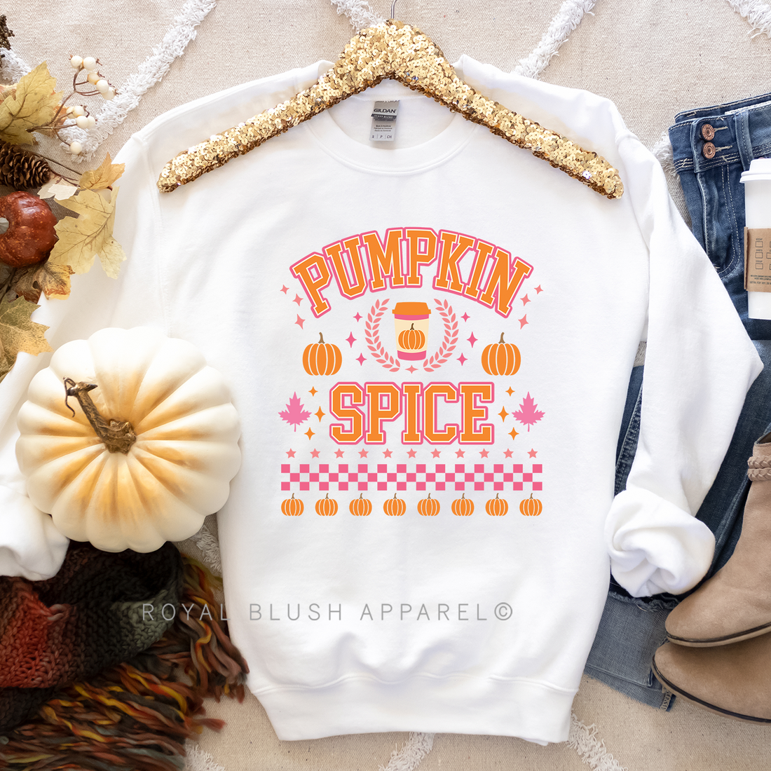 Sweat-shirt University Pumpkin Spice