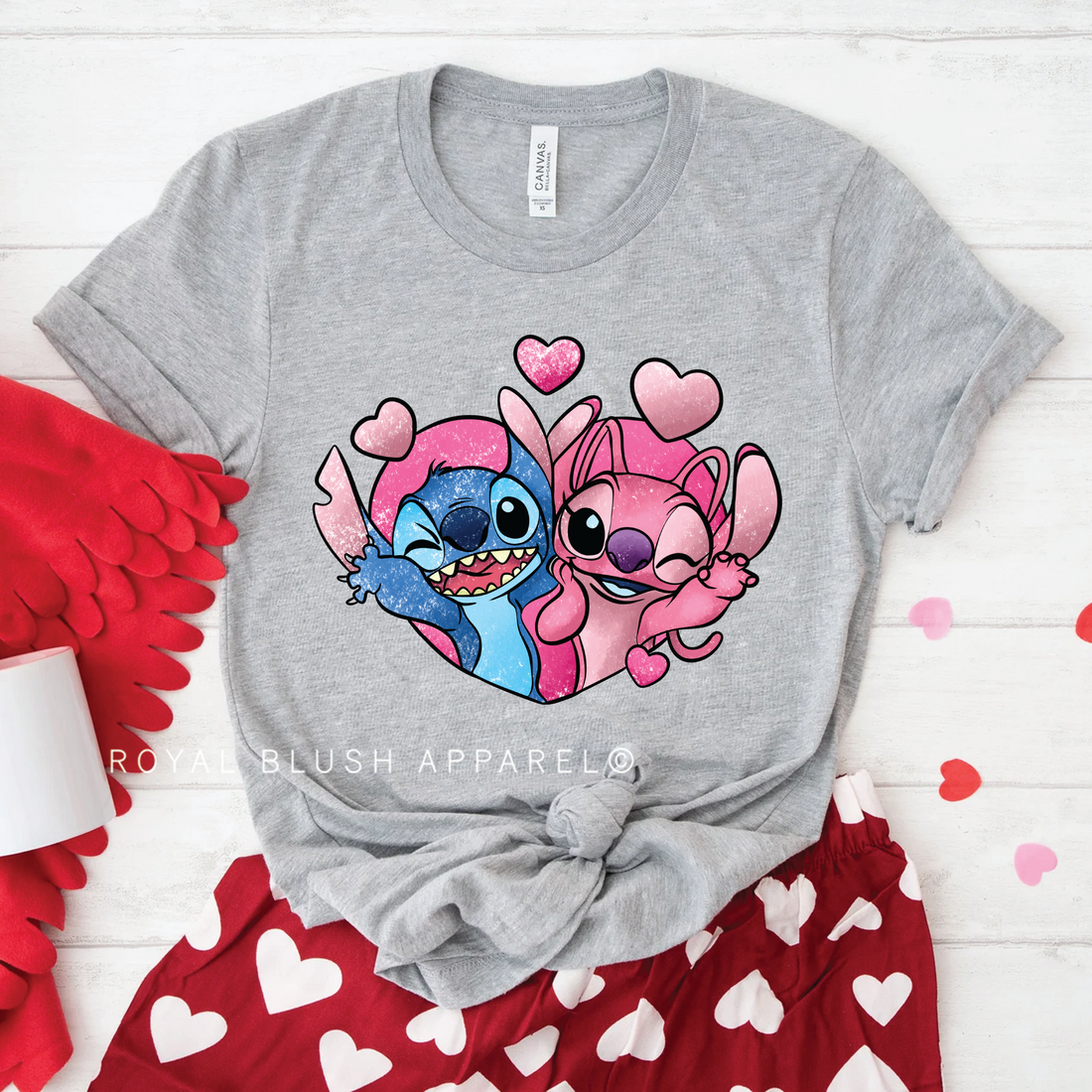 Stitch Love Relaxed Unisex T-shirt