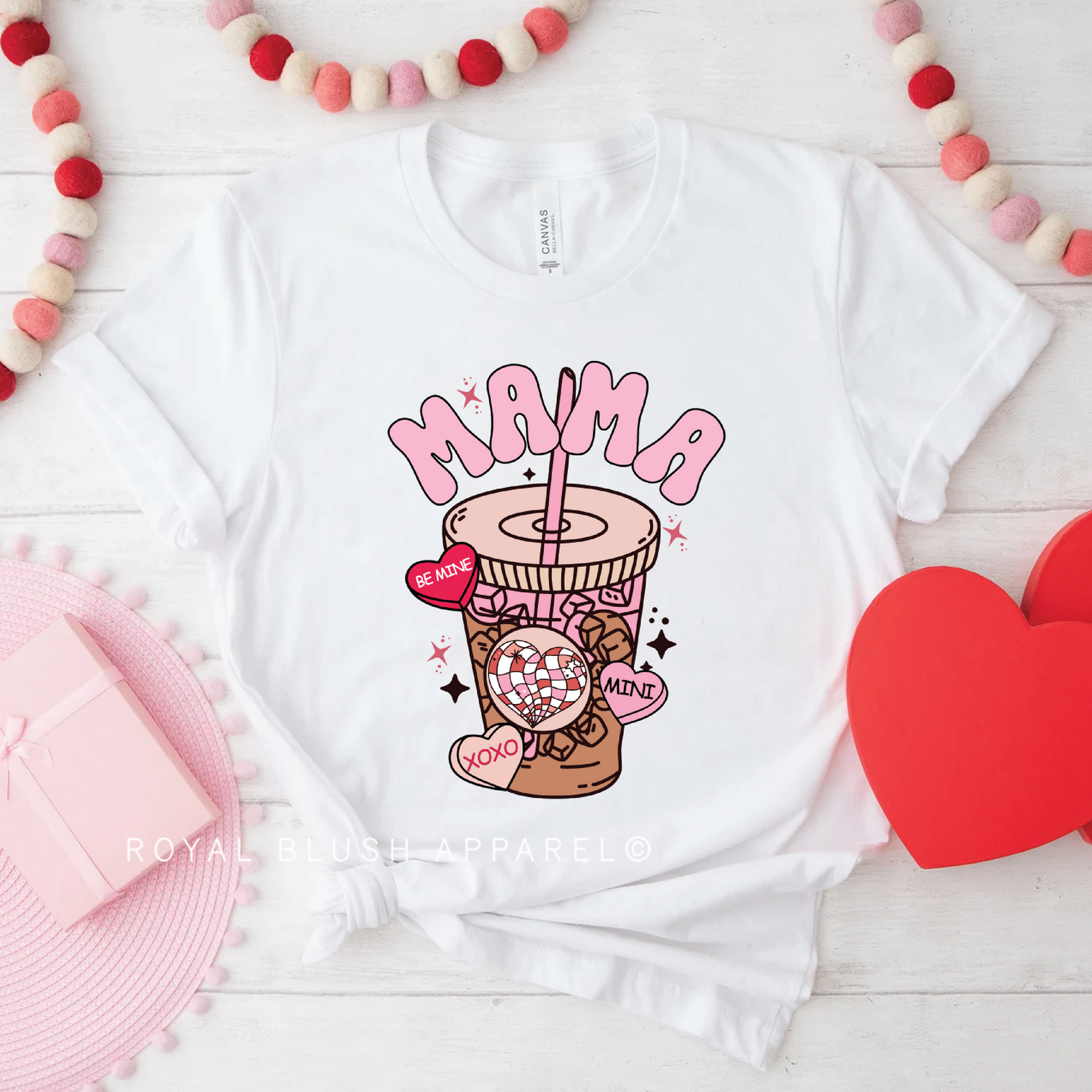 Mama Iced Coffee Cup Relaxed Unisex T-shirt