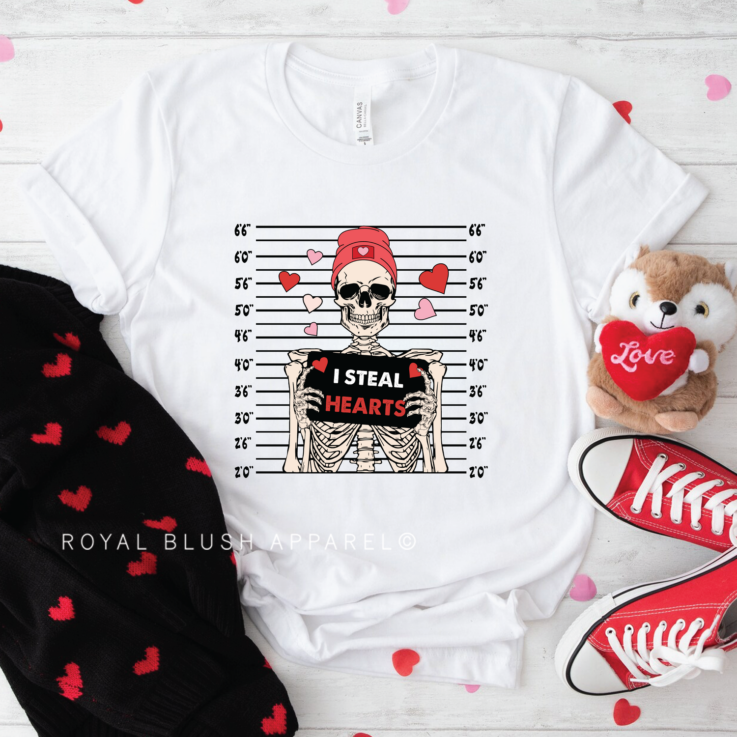 I Steal Hearts Relaxed Unisex T-shirt