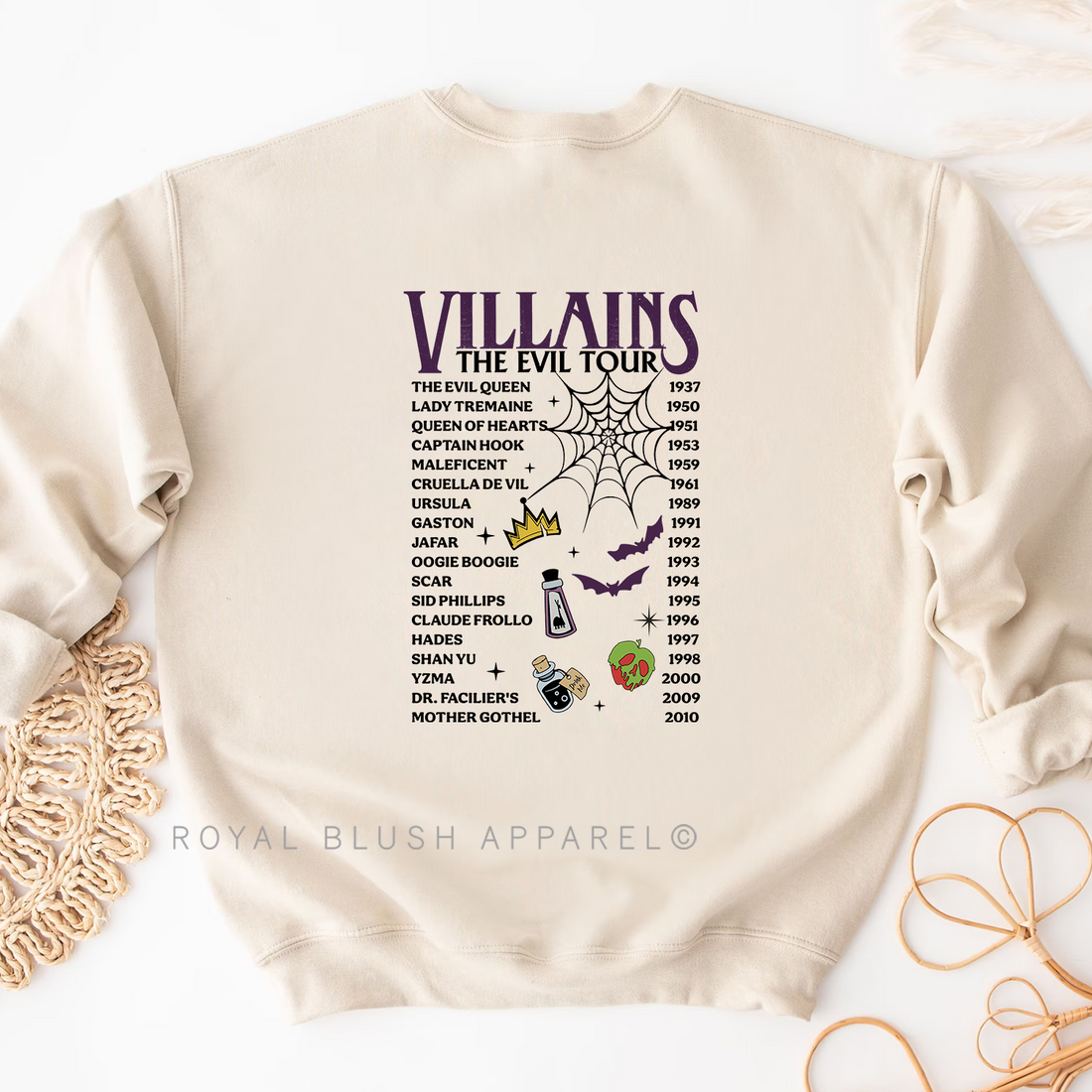 Villains The Evil Tour Sweatshirt