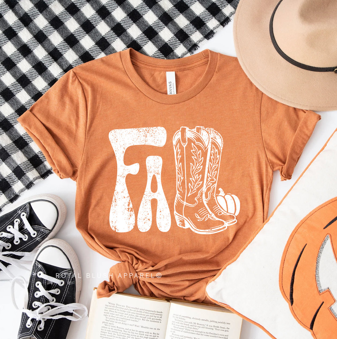Fall Western Relaxed Unisex T-shirt