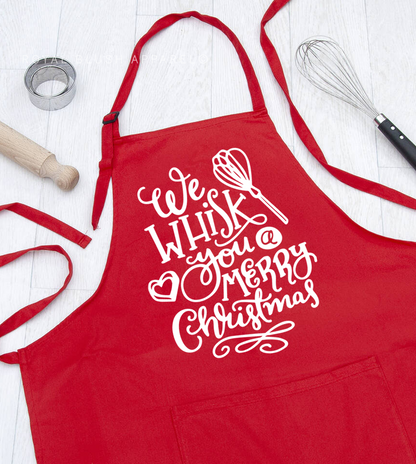 We Whisk You A Merry Christmas Apron