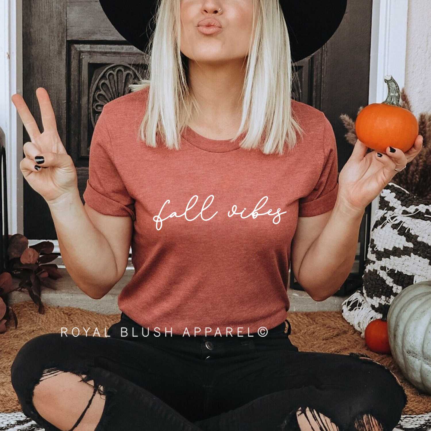 White Fall Vibes Relaxed Unisex T-shirt