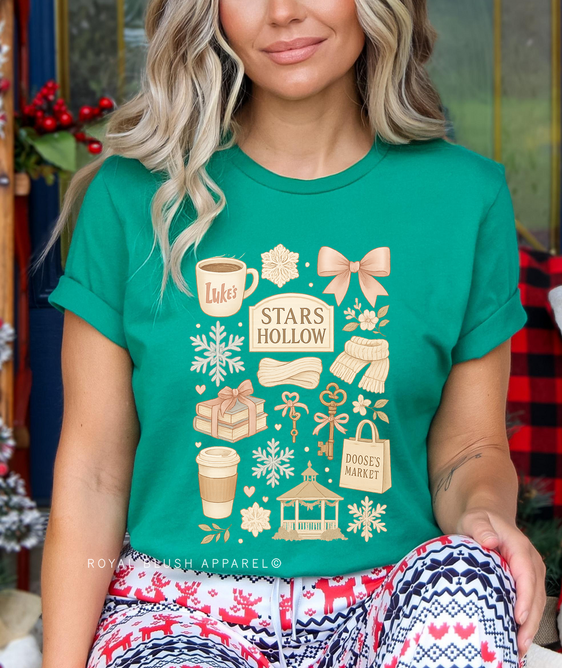 Winter Stars Hallow Relaxed Unisex T-shirt