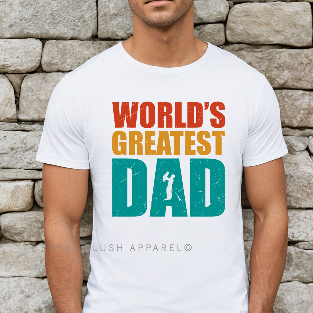 Le plus grand papa du monde a détendu le T-shirt unisexe