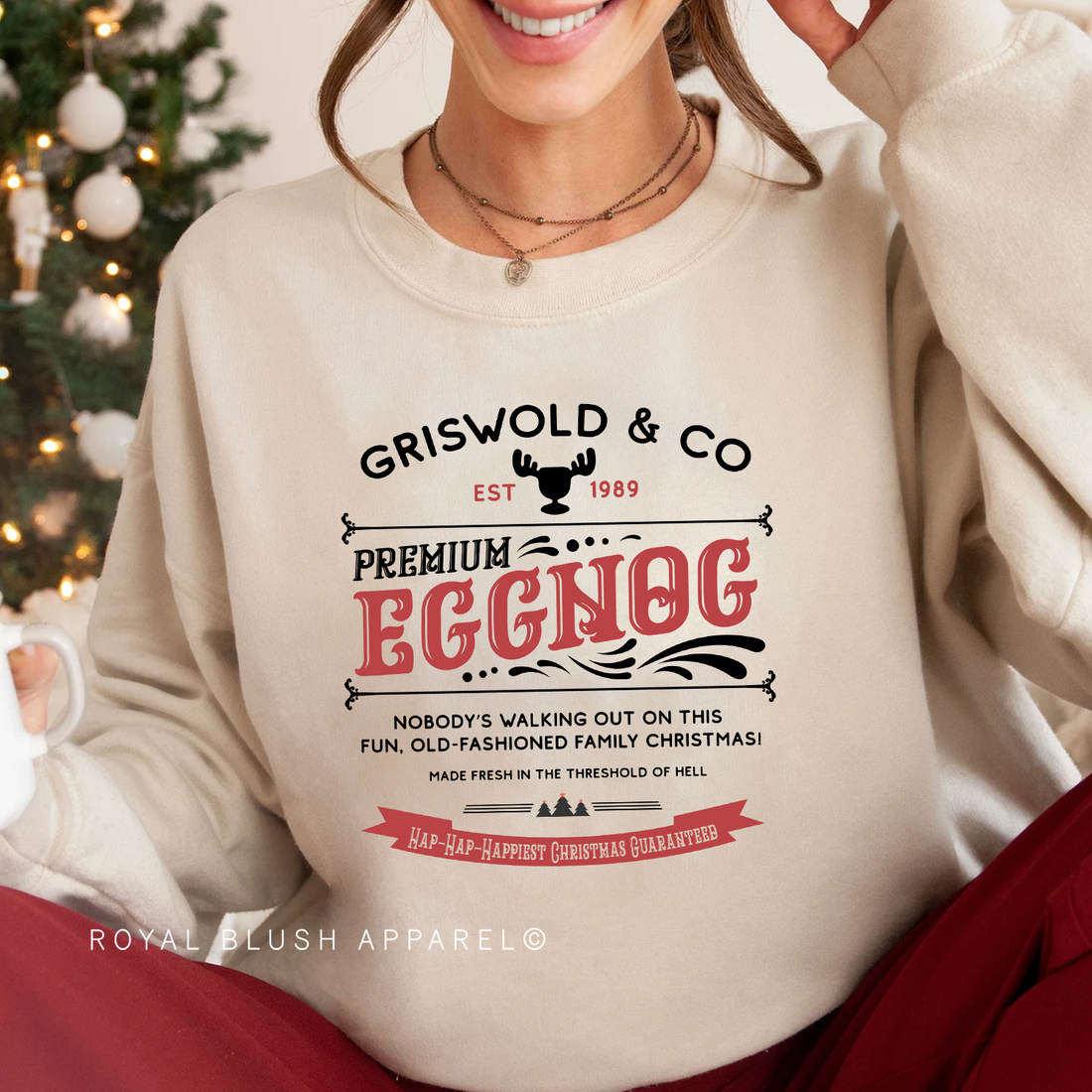 Griswold &amp; Co Premium Eggnog Sweatshirt