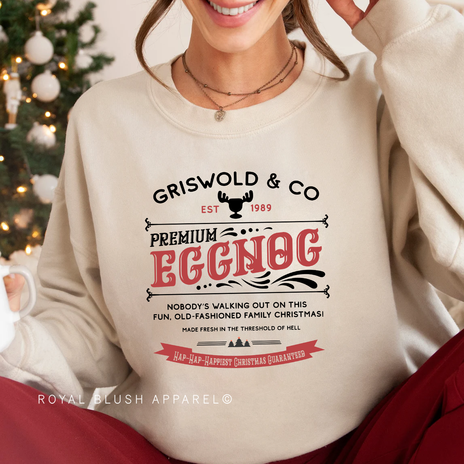 Griswold &amp; Co Premium Eggnog Sweatshirt