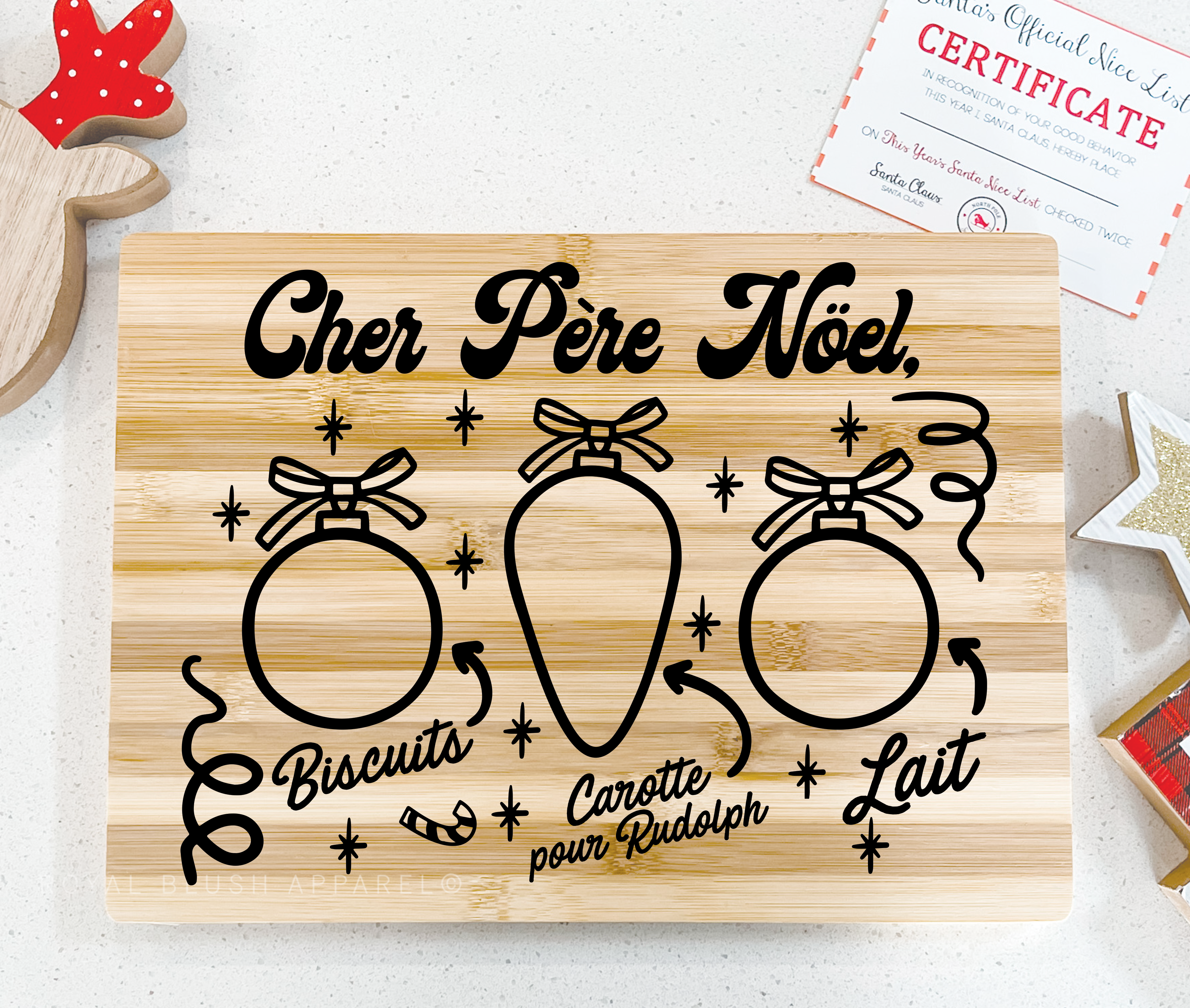 Cher Père Nöel Cutting Board