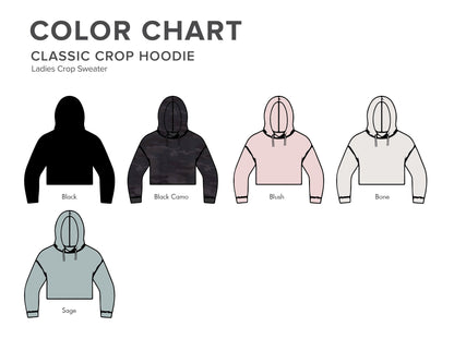 Pink Tiger Independent Crop Hoodie