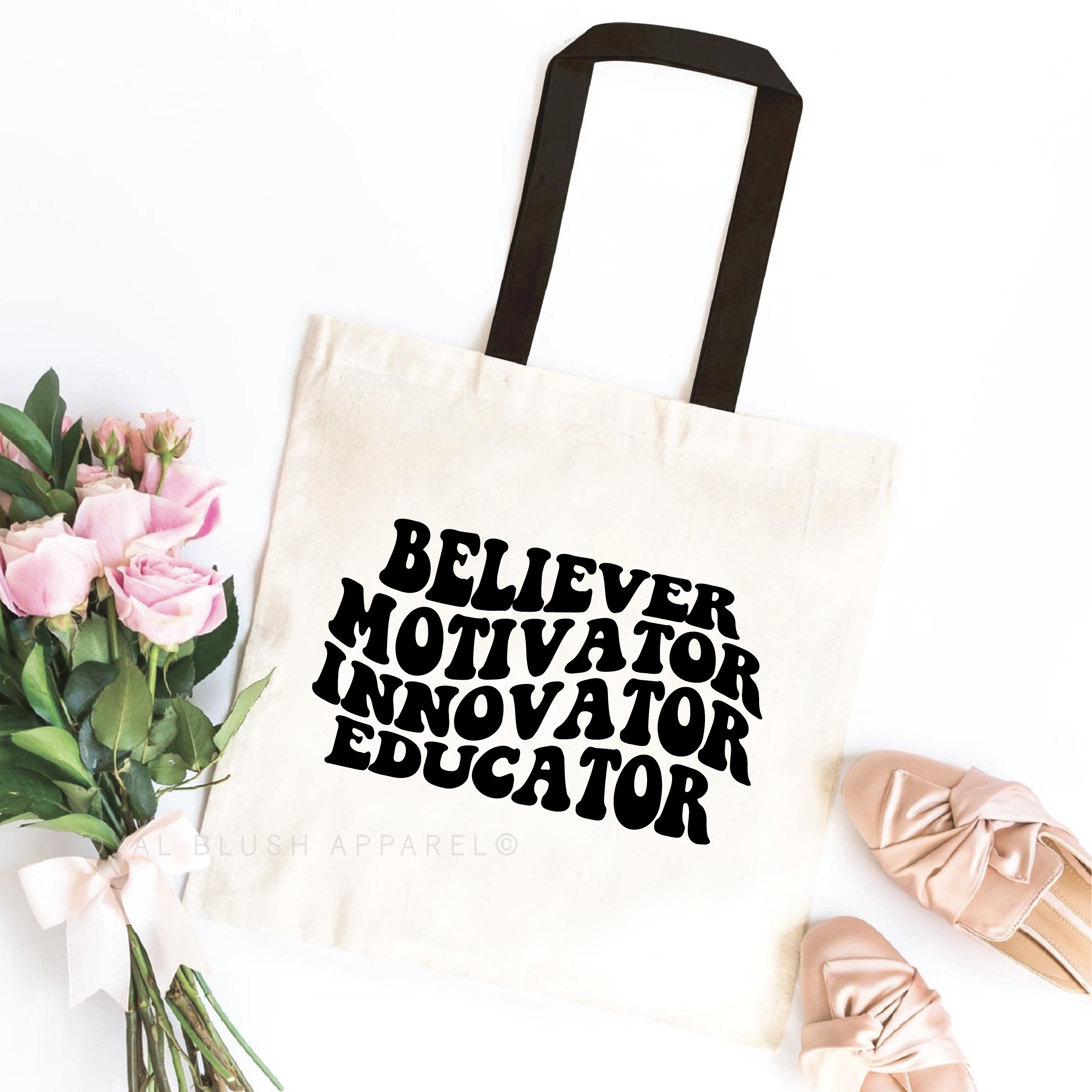 Believer Motivator Innovator Educator Tote